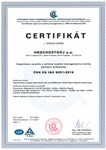 Certifikát ČSN EN ISO 02